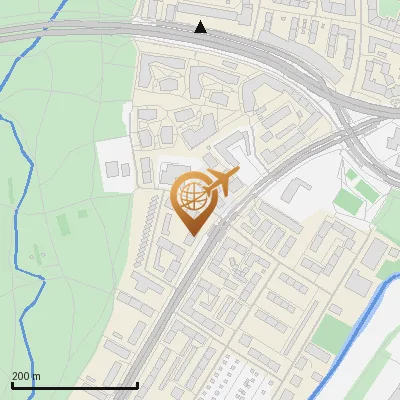 Karte Ludmillastraße 15, 81543 München