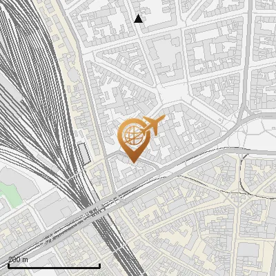 Karte Lübecker Straße 14-26, 50670 Köln