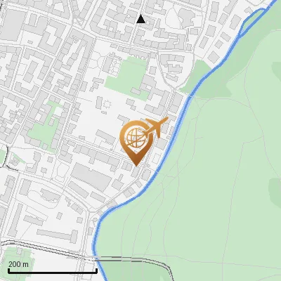 Karte Mandlstraße 7-9, 80802 München