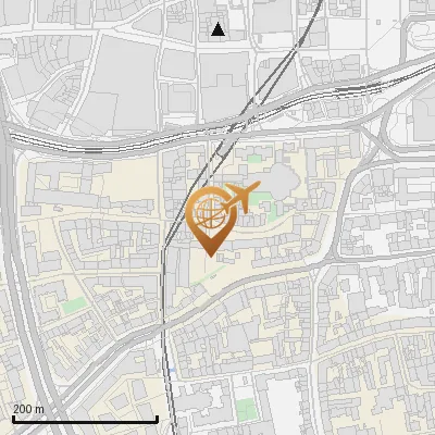 Karte Marienplatz 2-6, 50676 Köln