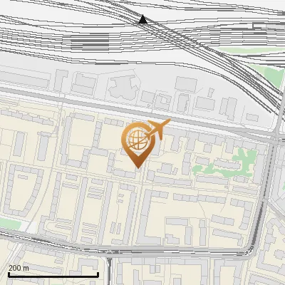 Karte Mitterhoferstraße 6, 80687 München