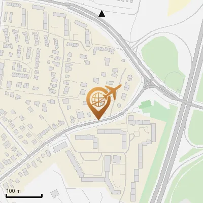 Karte Moosterhoop 1, 22117 Hamburg