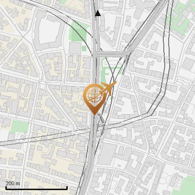 Karte Münchner Freiheit 7, 80802 München