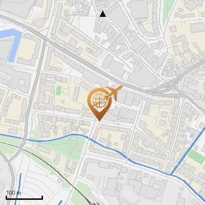 Karte Neuer Weg 21-23, 21029 Hamburg