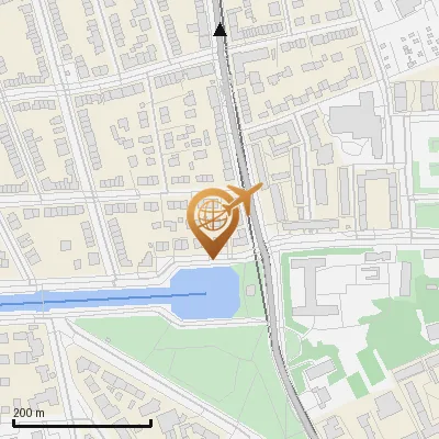 Karte Nördliche Auffahrtsallee 1-4, 80638 München