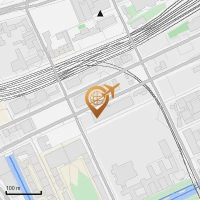 Karte Nordkanalstraße 28, 20097 Hamburg