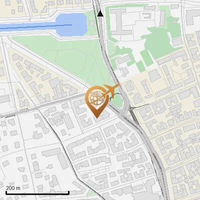 Karte Nymphenburger Straße 191-197, 80639 München