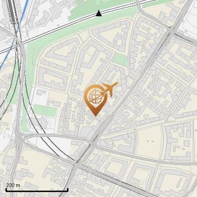 Karte Obere Grasstraße 5-10, 81541 München