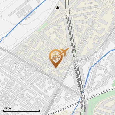 Karte Oefelestraße 1-5, 81543 München