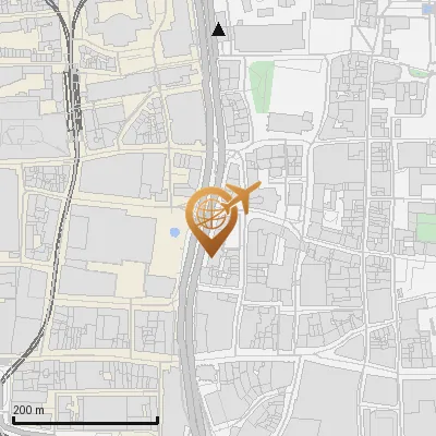 Karte Offenbachplatz 3, 50667 Köln