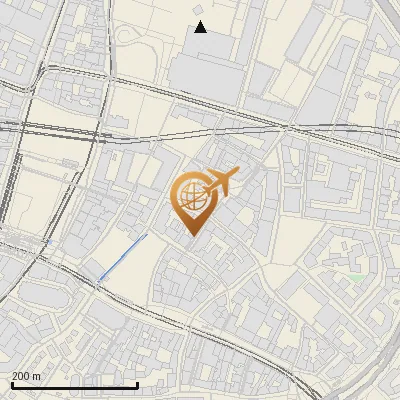 Karte Orlandostraße 3-8, 80331 München