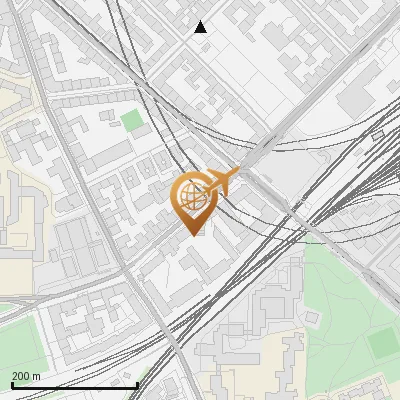 Karte Orleansstraße 12, 81669 München