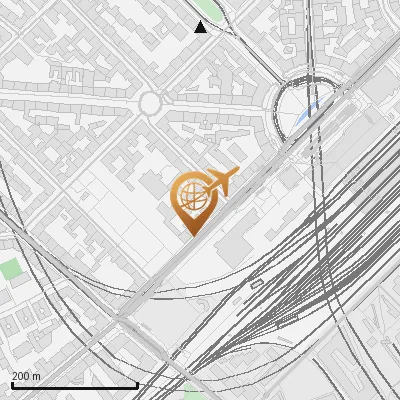 Karte Orleansstraße 33, 81667 München