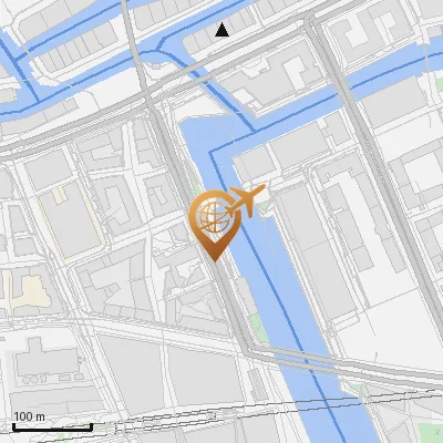 Karte Osakaallee 9, 20457 Hamburg