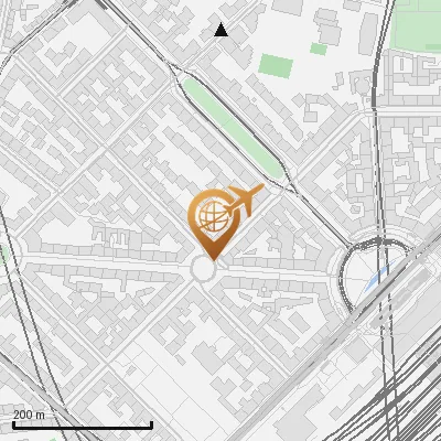 Karte Pariser Straße 31, 81667 München