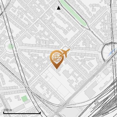 Karte Pariser Straße 34, 81667 München