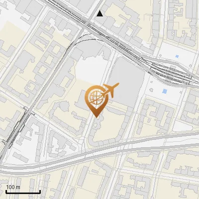 Karte Passauer Straße 36, 10789 Berlin
