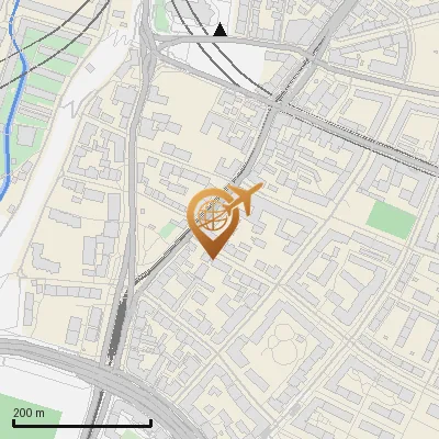 Karte Perlacher Straße 1-6, 81539 München