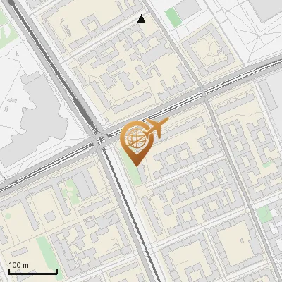 Karte Petersburger Straße 1, 10249 Berlin