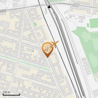 Karte Pettenkoferstraße 13-17, 10247 Berlin