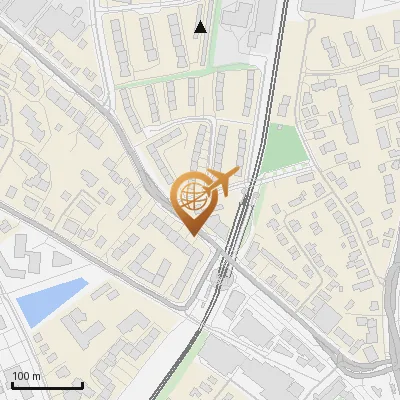 Karte Pinneberger Chaussee 28, 22523 Hamburg