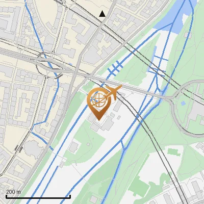 Karte Praterinsel 1-4, 80538 München