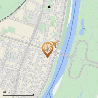 Karte Prinzregentenstraße 54-56, 80538 München