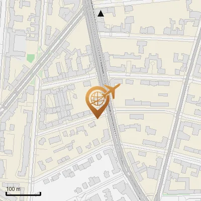 Karte Ravensberger Straße 1, 10709 Berlin