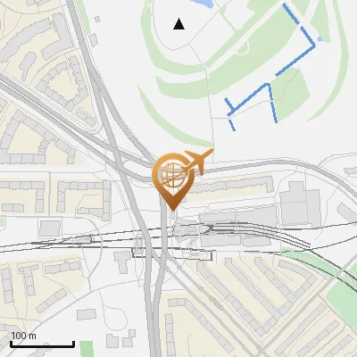 Karte Rennbahnstraße 40, 22111 Hamburg