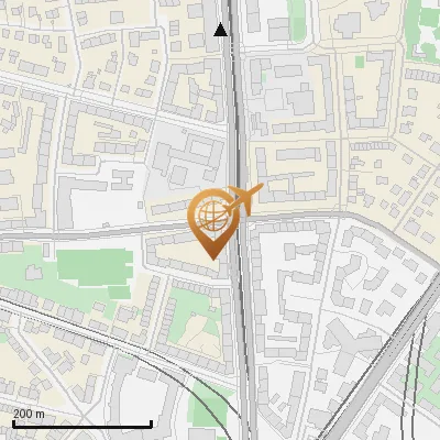 Karte Rheinstraße 1, 80802 München