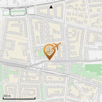 Karte Rheinstraße 24-33, 80803 München