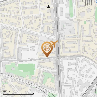 Karte Rheinstraße 3-6, 80803 München