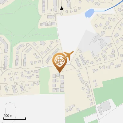 Karte Rotbergfeld 100, 21079 Hamburg