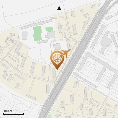 Karte Rue Dominique Larrey 1, 13405 Berlin