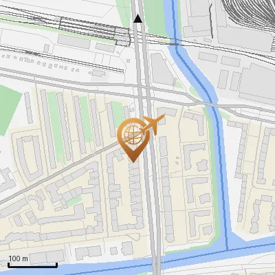 Karte Saarlandstraße 21, 22303 Hamburg