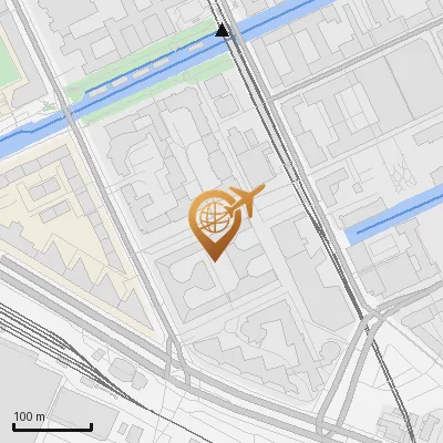 Karte Sachsenfeld 2-7, 20097 Hamburg