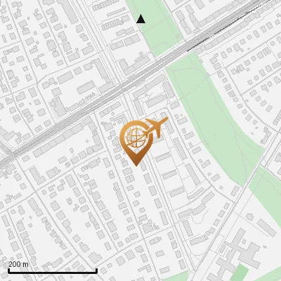 Karte Säbener Straße 196-210, 81545 München