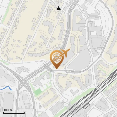 Karte Sander Damm 4, 21031 Hamburg