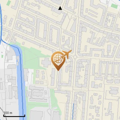 Karte Sanitasstraße 12-14, 21107 Hamburg