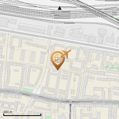 Karte Schäufeleinstraße 33-48, 80687 München