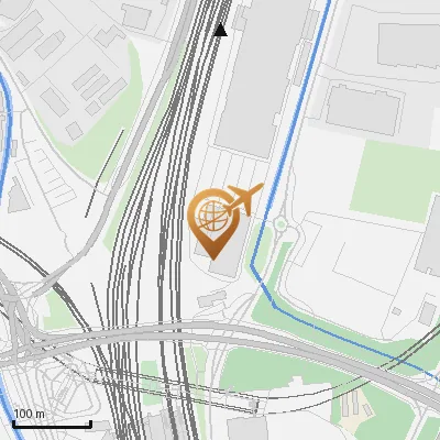 Karte Schlachthofstraße 1, 21079 Hamburg