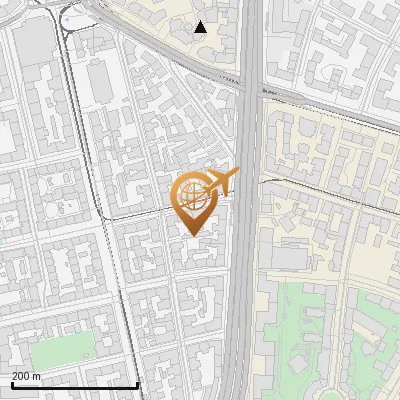 Karte Schlörstraße 1-8, 80634 München