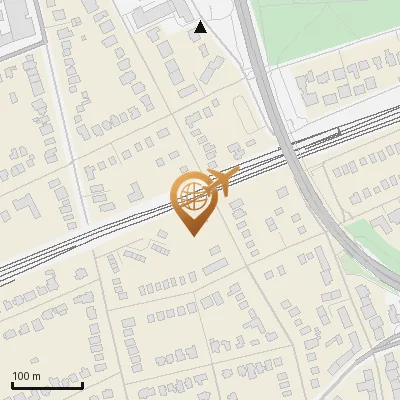 Karte Schloßgarten 40, 22043 Hamburg