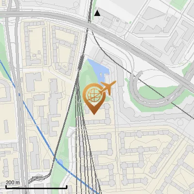 Karte Schlüterstraße 3-15, 80805 München