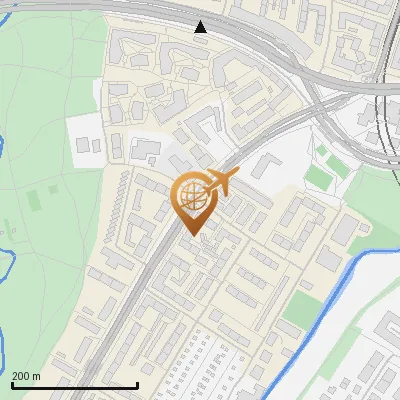 Karte Schönstraße 21-23, 81543 München