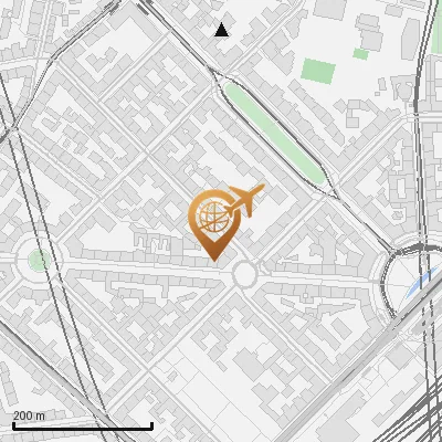 Karte Sedanstraße 34, 81667 München