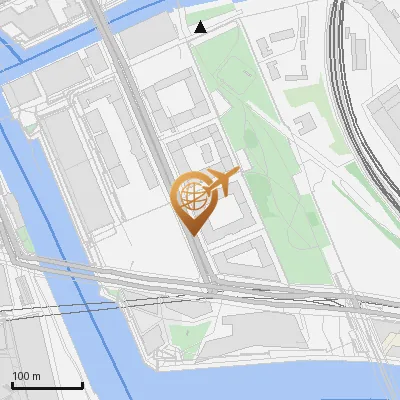 Karte Shanghaiallee 21, 20457 Hamburg