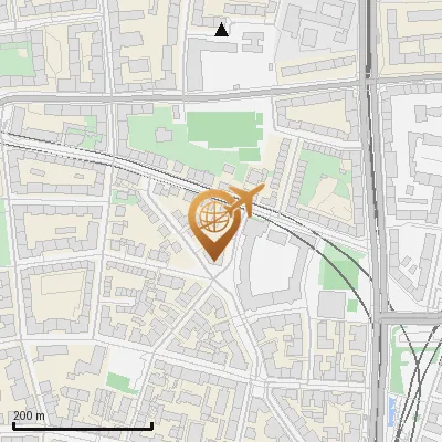 Karte Siegfriedstraße 27, 80803 München