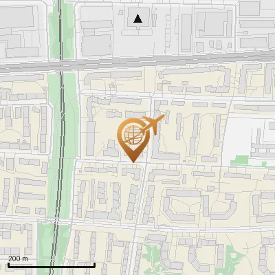 Karte Silcherstraße 13, 80807 München