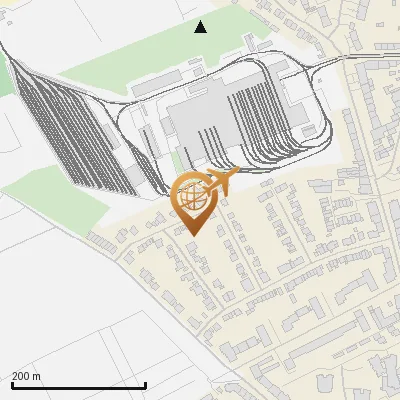 Karte Stettiner Straße 1-8, 50737 Köln